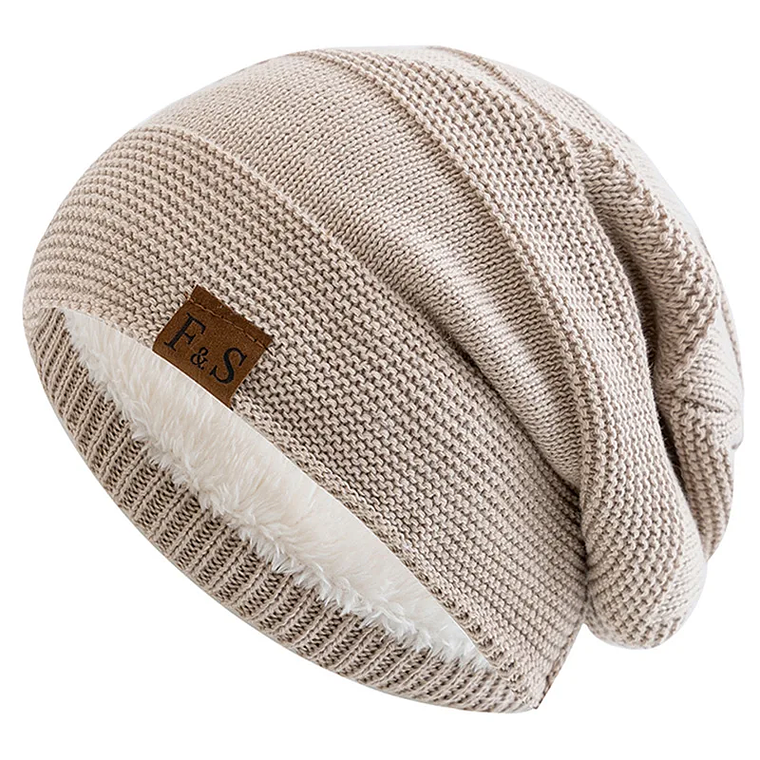 UP POSITIVE Unisex Winter Hat | Leather Lining and Warm Knit 14