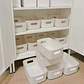 Plastic Storage Boxes 10 Pieces | Large Capacity with Stackable Lids - thumbnail 1