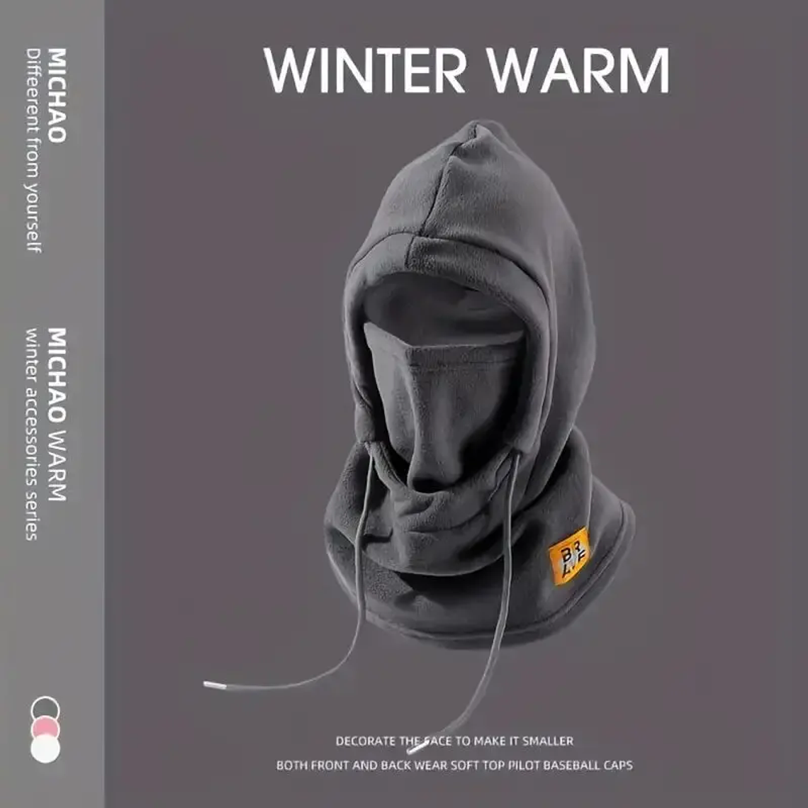 3-in-1 Unisex Hat with Mask | Polar Fleece Windbreaker for Cycling and Skiing 7