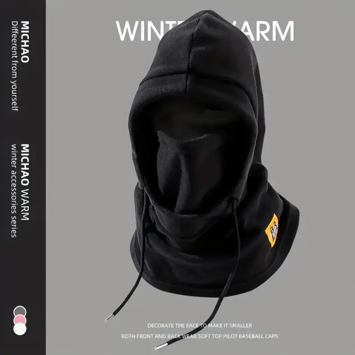 3-in-1 Unisex Hat with Mask | Polar Fleece Windbreaker for Cycling and Skiing 10