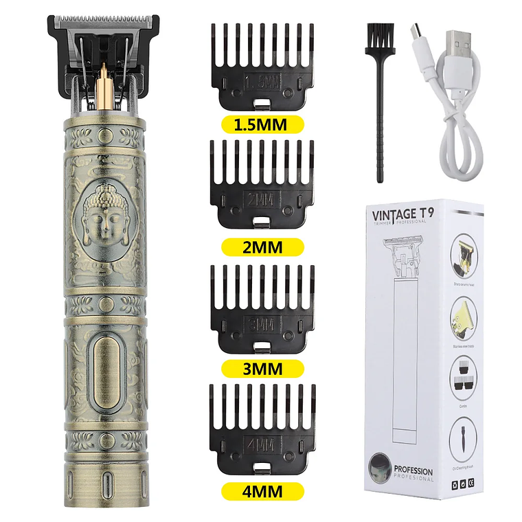 Professional V-Vimika T9 Hair Clipper | Retro Hair Trimmer 10