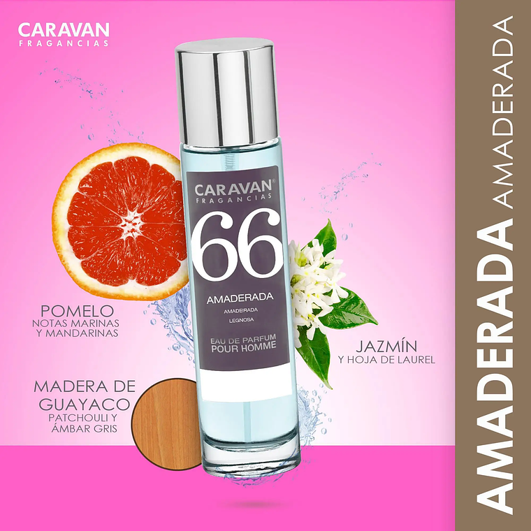 Perfume Caravan Fragancias Homem Nº66 150 ml | Conjunto com 10 Amostras de Fragrâncias Masculinas 2