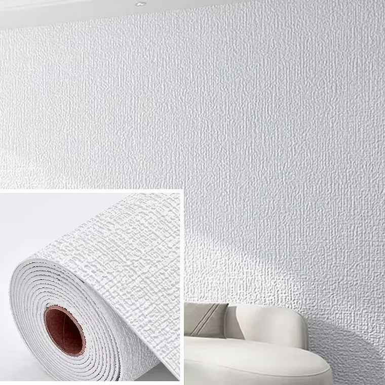 3D PVC Foam Wallpaper | 2mm Embossed Adhesive, Moisture-Proof 10