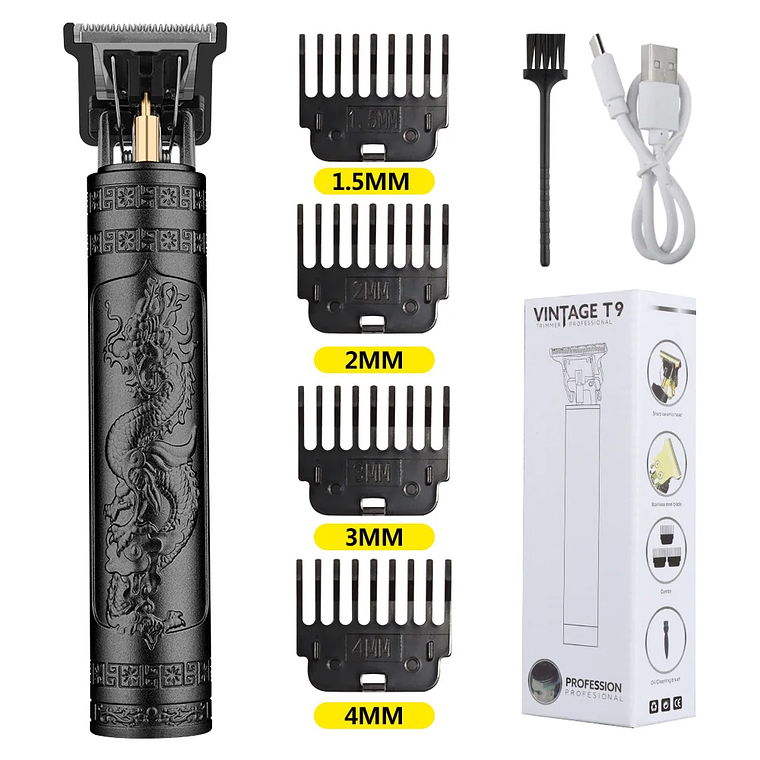 Professional V-Vimika T9 Hair Clipper | Retro Hair Trimmer 11