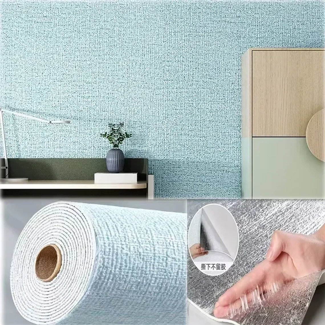 3D PVC Foam Wallpaper | 2mm Embossed Adhesive, Moisture-Proof 14