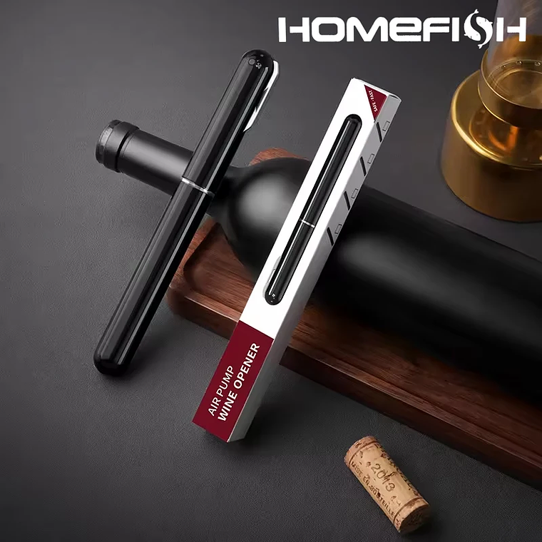 Abridor de Vinho a Ar Comprimido em Formato de Caneta | Agulha de Aço Inoxidável, Portátil, para Bar, Viagem e Presente 2