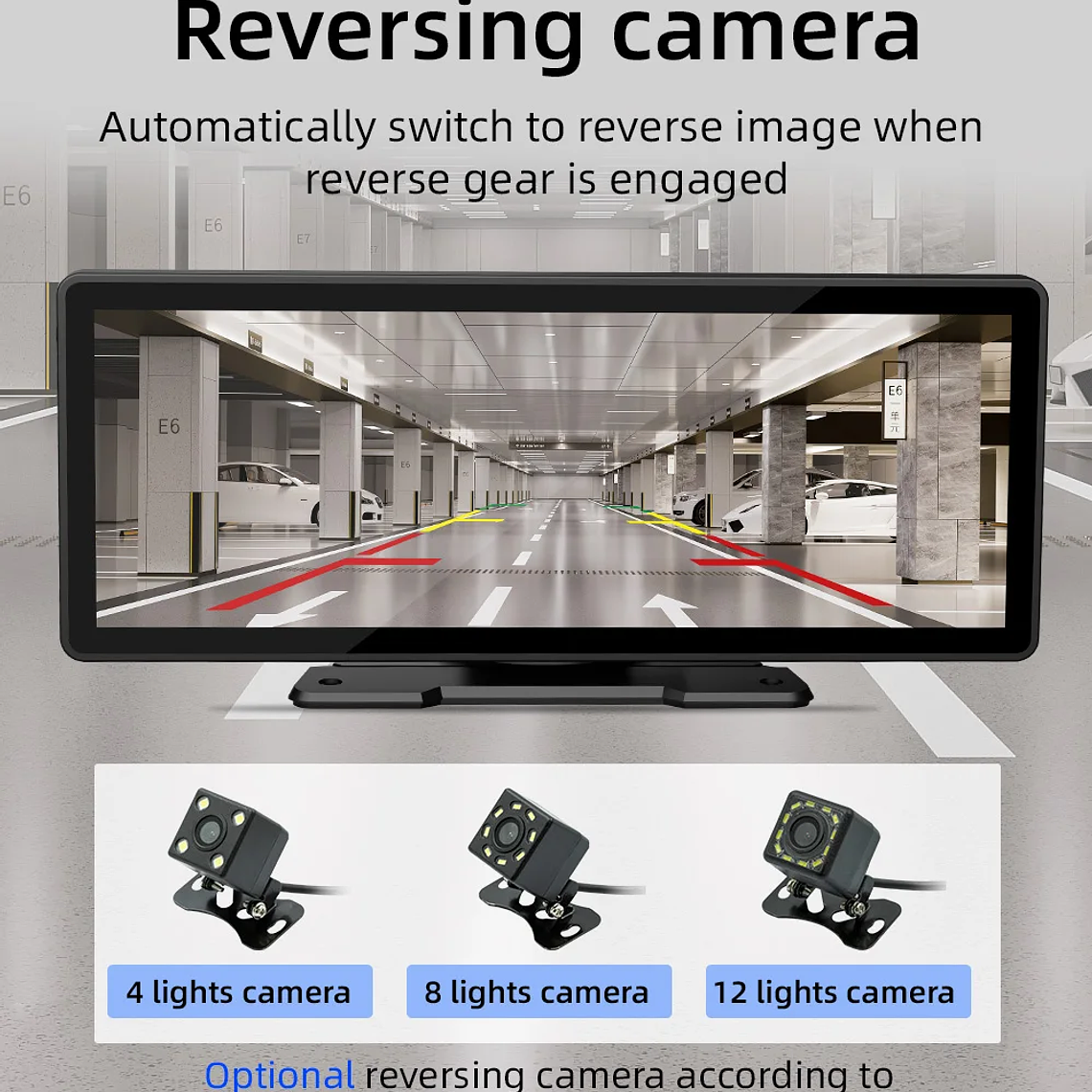 Tela Portátil CarPlay/Android Auto 10.26