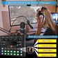 V8S Live Sound Card Podcast Equipment Bundle,with Microphone Set Device,Music/Recording Live Streaming For DJ Disco Device - Thumbnail 2