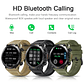 1.39 inch HD Bluetooth Call Smart Watch Men Sports Fitness Tracker Heart Monitor 400mAh Smartwatch For Android IOS MD56 - Thumbnail 2
