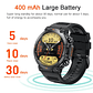 1.39 inch HD Bluetooth Call Smart Watch Men Sports Fitness Tracker Heart Monitor 400mAh Smartwatch For Android IOS MD56 - Thumbnail 6
