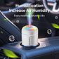 180ML Mini Air Humidifier USB Electric Aroma Diffuser Essential Oil Purifier Aromatherapy Mist Maker Lights For Car Home Bedroom - Thumbnail 2