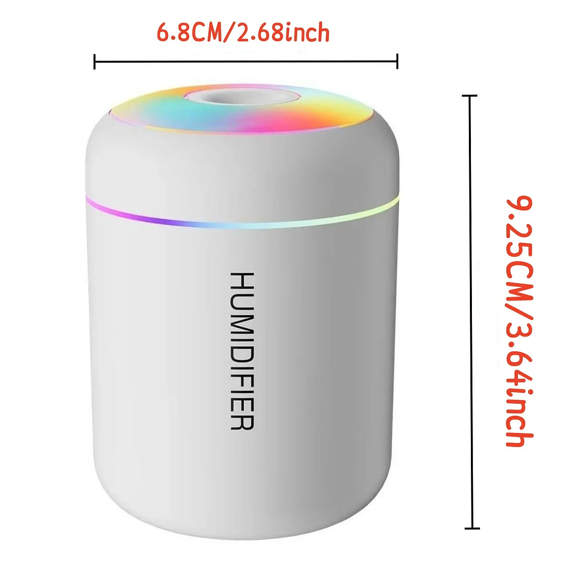 180ML Mini Air Humidifier USB Electric Aroma Diffuser Essential Oil Purifier Aromatherapy Mist Maker Lights For Car Home Bedroom 6