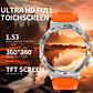LIGE 2025 Men's Smartwatch | Ultra HD 360x360 Screen, LED Flashlight, Bluetooth Calls, IP68 Waterproof and 100+ Sports Modes - thumbnail 3
