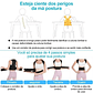 Posture Corrector Vest with Reinforced Belt | Adjustable Lumbar Support for Spine, Shoulders and Neck - Back Pain Relief - thumbnail 5