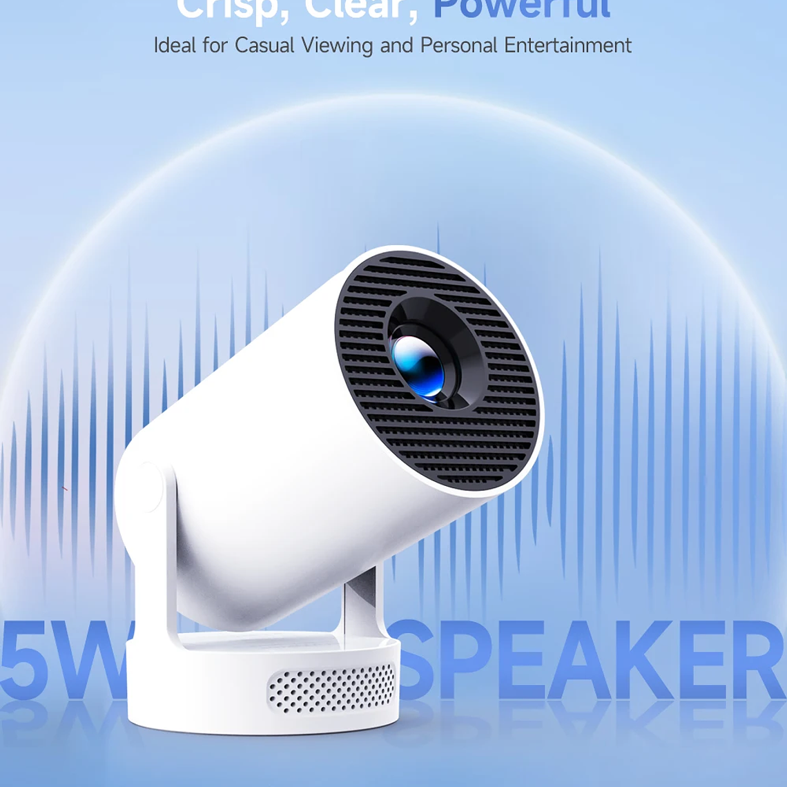 Magcubic HY300 Pro+ 4K Android 11 Portable Projector 8000 Lumens WiFi 6 BT5.4 Outdoor Theater 5W HiFi Speaker 720P HD Supported 3