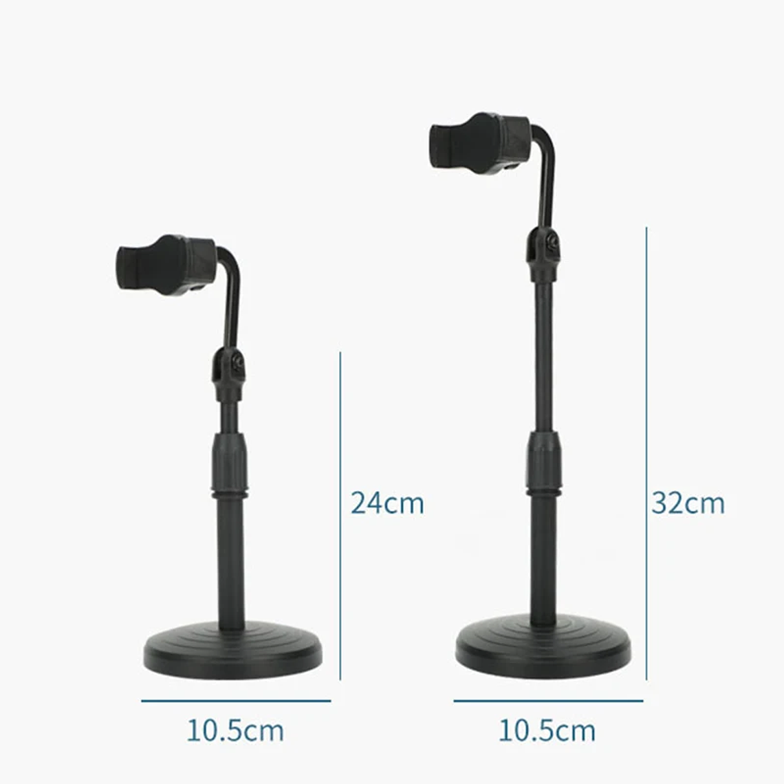 Tripé de Mesa para Celular com Suporte Ajustável 360° | Suporte para Smartphone, Ideal para Lives, Videochamadas e Filmes 2