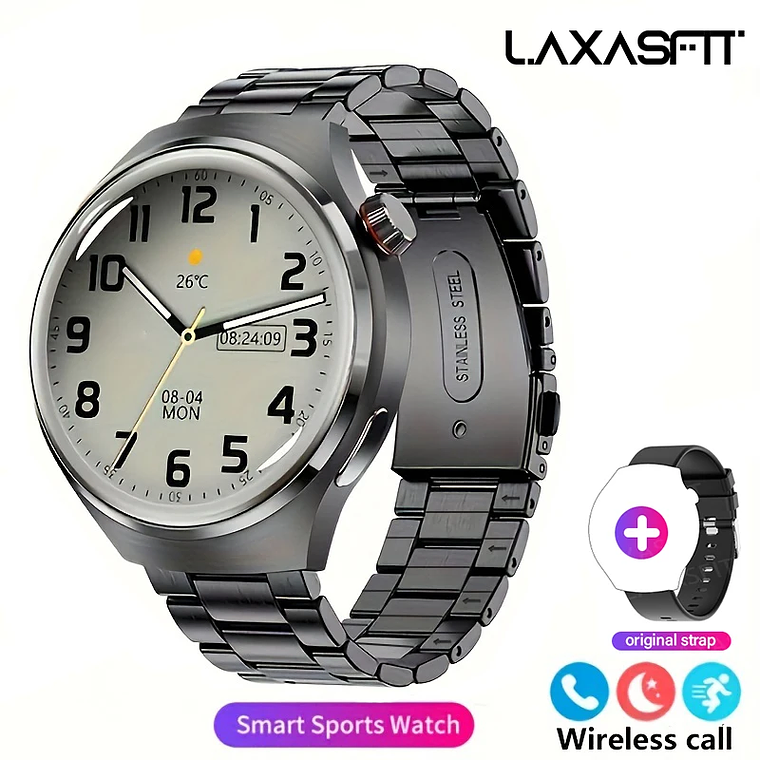 G.L Wear 2025 Men's Smartwatch | 1.52'' HD Screen, Bluetooth Calls, Health Monitor, 100+ Watch Faces - Sports Smartwatch 10