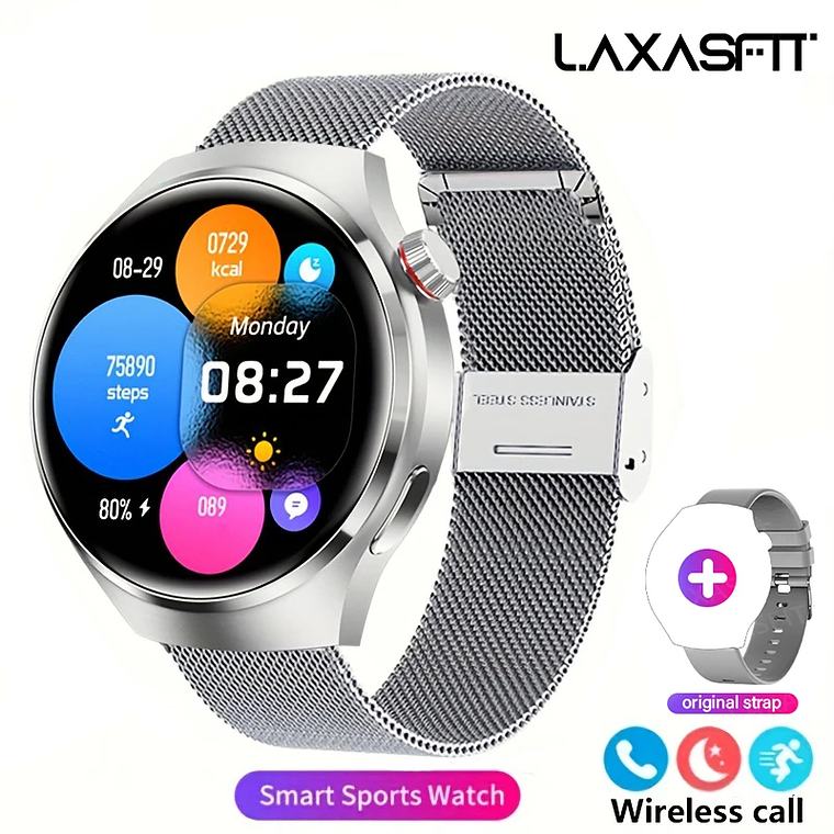 G.L Wear 2025 Men's Smartwatch | 1.52'' HD Screen, Bluetooth Calls, Health Monitor, 100+ Watch Faces - Sports Smartwatch 11