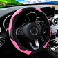 Steering Wheel Cover in Carbon Fiber PU Leather | Without Inner Ring, for 14.5 to 15 Inch Steering Wheels - Sporty Style - thumbnail 11