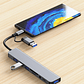 8-in-1 USB-C Hub with Card Reader | Dual Connection Docking Station (USB-A + USB-C) for Notebook, Tablet, and Phone - thumbnail 3