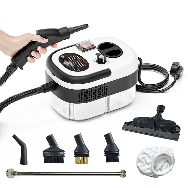 Limpador a Vapor 2500W Portátil BALASHOV | 105°C, 2m Mangueira, para Ar Condicionado, Cozinha, Carro e Pisos 1