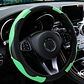 Steering Wheel Cover in Carbon Fiber PU Leather | Without Inner Ring, for 14.5 to 15 Inch Steering Wheels - Sporty Style - thumbnail 13