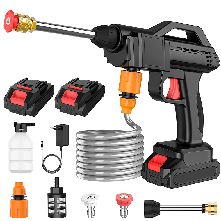 Cordless High Pressure Cleaner Washer Spray Water Gun Car Wash Pressure Water Cleaning Machine for Makita 21V 2 Battery Men Gift 8