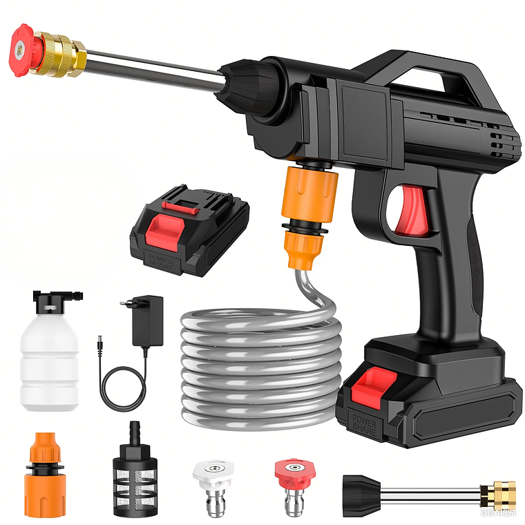 Cordless High Pressure Cleaner Washer Spray Water Gun Car Wash Pressure Water Cleaning Machine for Makita 21V 2 Battery Men Gift 9