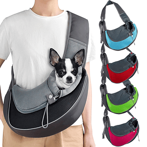 Bolsa Transportadora para Pets Tipo Mochila de Ombro | Bolsa Sling Respirável para Cão e Gato Pequeno