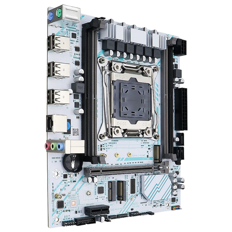 Kit Placa-mãe X99 LGA 2011-3 + Xeon E5-2630 V4 (10C/20T) + 16GB RAM DDR4 ECC | para Estação de Trabalho e Servidor 3
