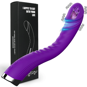 Vibrador Longo e Potente com 30 Modos - Estimulador de Clitóris e Ponto G | Varinha Mágica Multifuncional para Mulheres