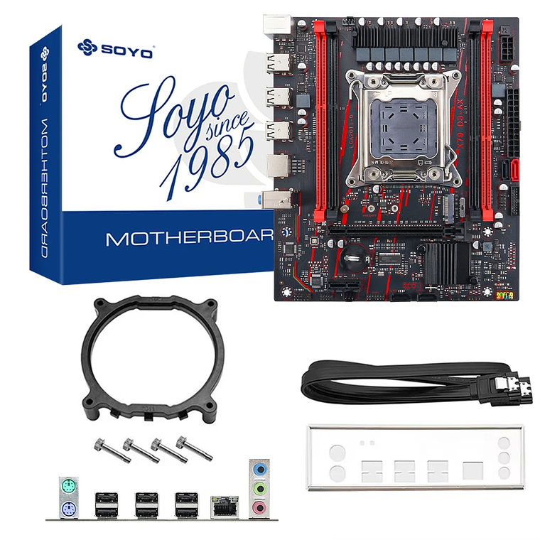 Kit Placa-mãe X79 LGA 2011 + Xeon E5-2650 V2 (8C/16T) + 16GB RAM DDR3 ECC | PC Gamer Orçamento 5