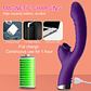 Vibrador 2 em 1 com Língua e Sugador - Estimulador de Clitóris e Ponto G | Varinha Poderosa com Funções Ajustáveis - Thumbnail 3