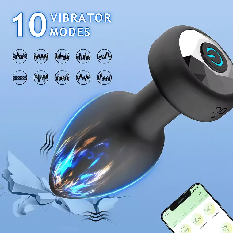 Anal Stimulator with Wireless App - Vibrator for Prostate and G-Spot | Remote Control for Partner | Medical Grade Silicone 2