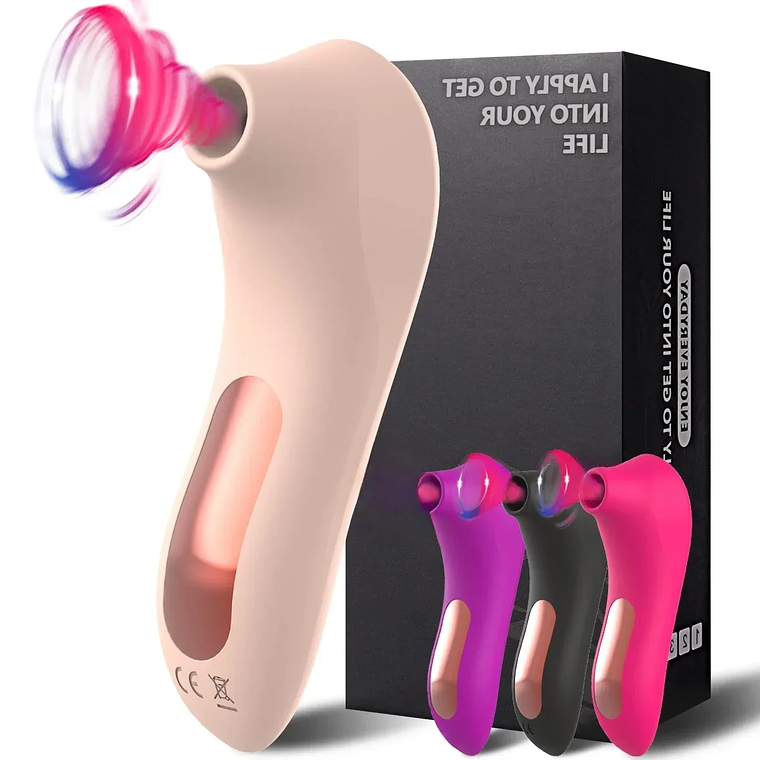 2-in-1 Clitoral Stimulator with Suction and Vibration - 7 Suction Modes + 5 Intensities | For Women and Couples 1