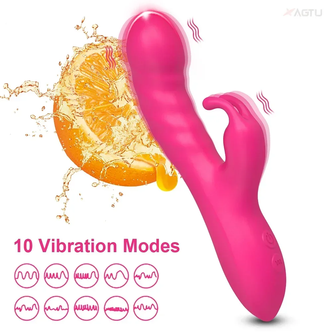 Vibrador Coelho Duplo para Estimulação do Ponto G e Clitóris | Massageador Íntimo Feminino 2