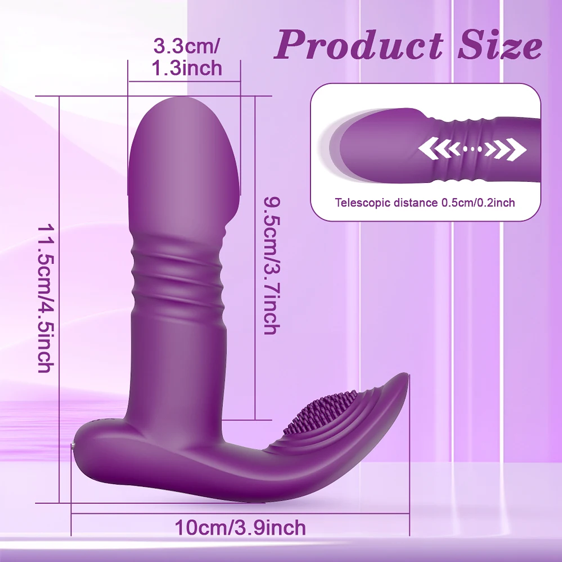 Vibrador Vestível com App e Movimento Pulsante - Para Estimulação do Ponto G e Clitóris | Calcinha Tecnológica para Mulheres 6