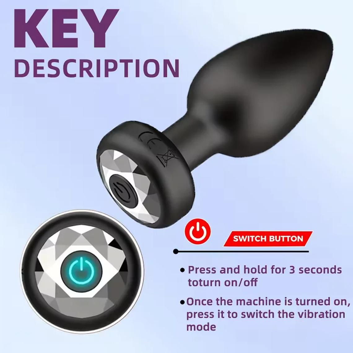 Anal Stimulator with Wireless App - Vibrator for Prostate and G-Spot | Remote Control for Partner | Medical Grade Silicone 5