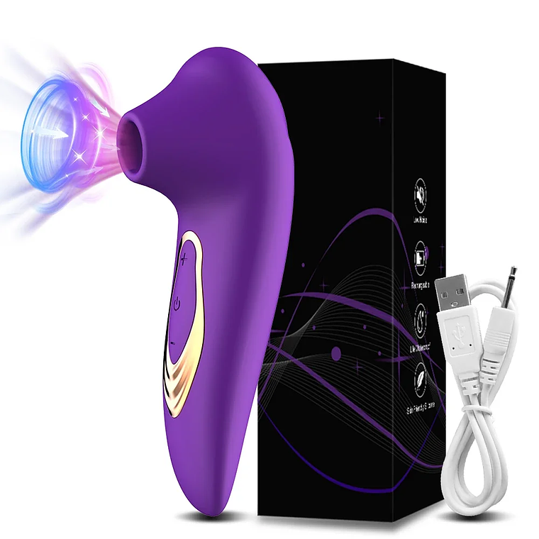 2-in-1 Clitoral Stimulator with Suction and Vibration - 7 Suction Modes + 5 Intensities | For Women and Couples 8