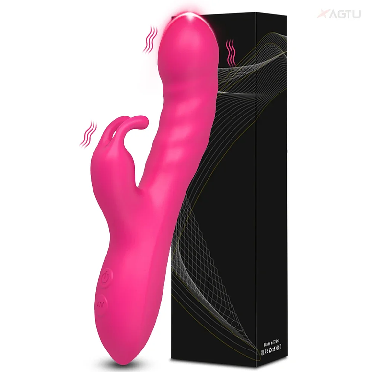 Vibrador Coelho Duplo para Estimulação do Ponto G e Clitóris | Massageador Íntimo Feminino 7
