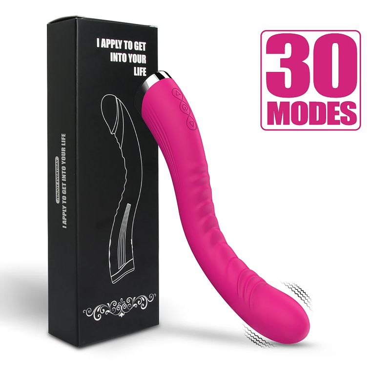 Vibrador Longo e Potente com 30 Modos - Estimulador de Clitóris e Ponto G | Varinha Mágica Multifuncional para Mulheres 8