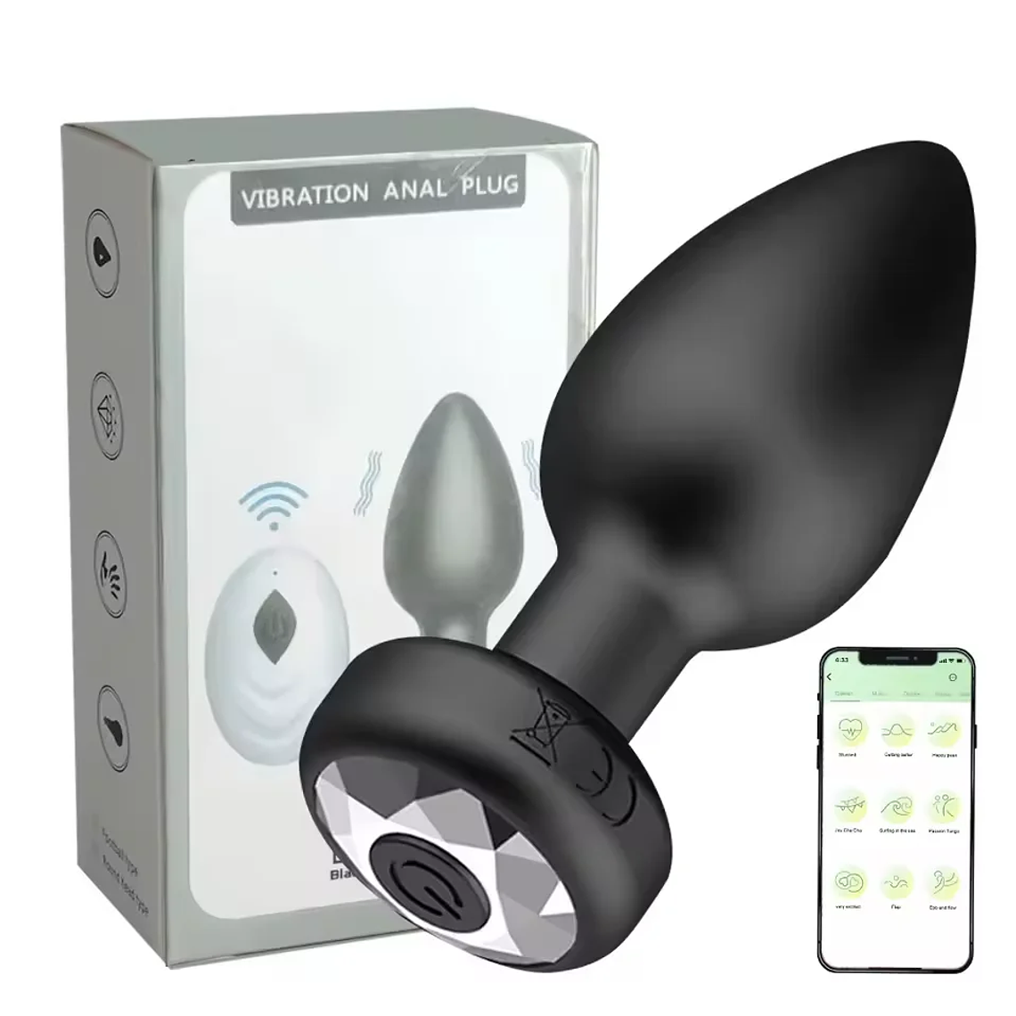 Anal Stimulator with Wireless App - Vibrator for Prostate and G-Spot | Remote Control for Partner | Medical Grade Silicone 7