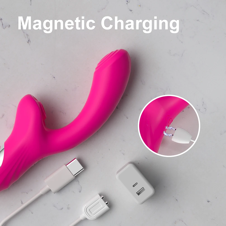 Estimulador de Sucção para Clitóris + Vibrador de Ponto G | 20 Modos - Á prova d'água 5