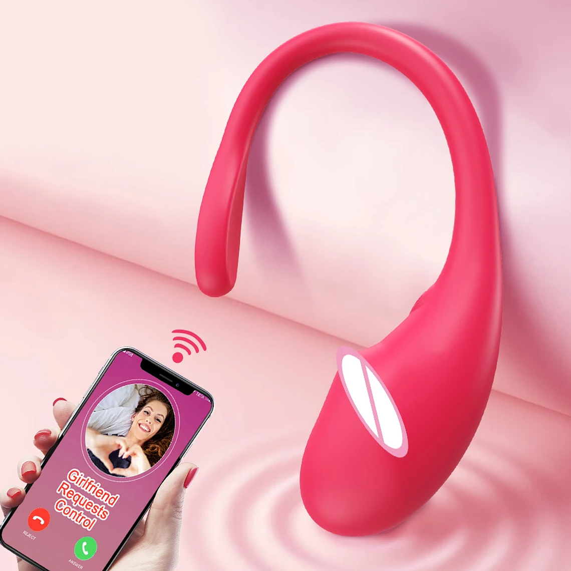 Double Vibrator with App - G-Spot and Clitoral Stimulator | Dildo with Internal and External Vibration | Remote Control 8