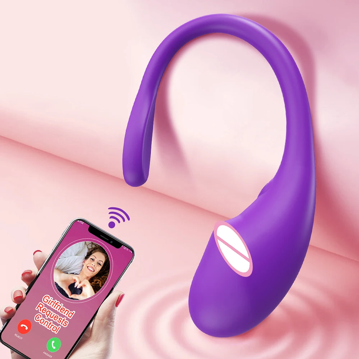 Double Vibrator with App - G-Spot and Clitoral Stimulator | Dildo with Internal and External Vibration | Remote Control 9