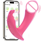 Double Vibrator with App - G-Spot and Clitoral Stimulator | Dildo with Internal and External Vibration | Remote Control - thumbnail 13