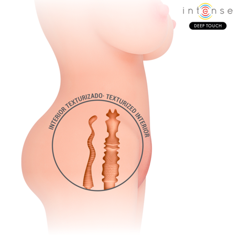 Realistic Female Torso Masturbator - Intense Jesse Double Torso (Vagina + Anus) | Made of Soft TPE | Immersive Experience 6