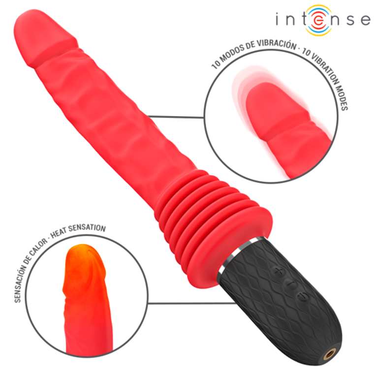 Cynthia Realistic Penetration Vibrator | With Thrust Motion, Heating, and Remote Control | Intense 5