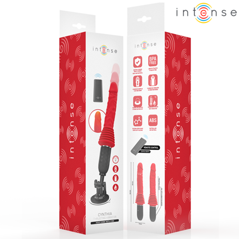 Cynthia Realistic Penetration Vibrator | With Thrust Motion, Heating, and Remote Control | Intense 9