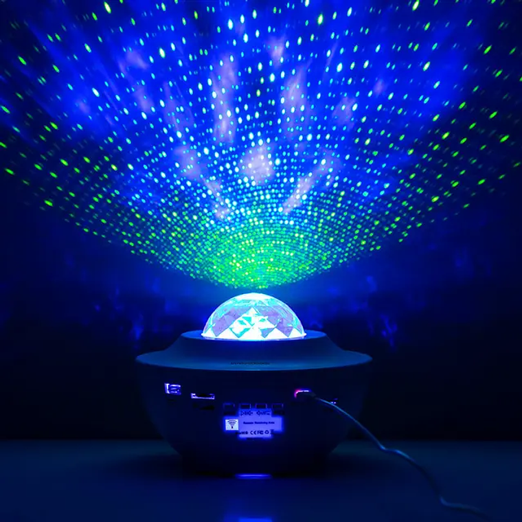 LED Star Projector with Bluetooth Speaker | Night Sky at Home | Sedlay Innovagoods 3